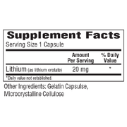 Lith-Oro 20 mg 100 Capsules